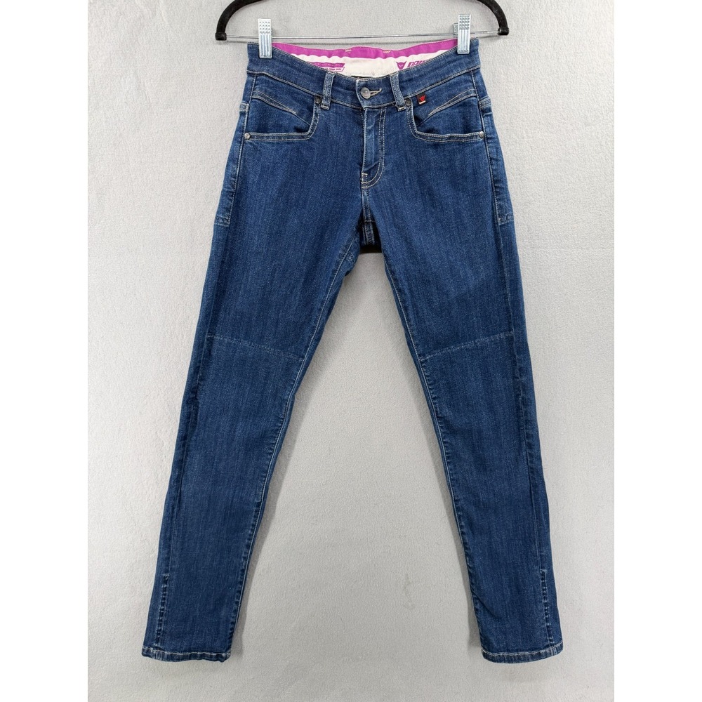 Dainese Motorcycle Jeans Womens 26 Kateville Slim Riding Denim Lady Pants Italy